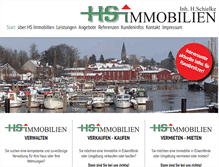 Tablet Screenshot of immobilien-schielke.de
